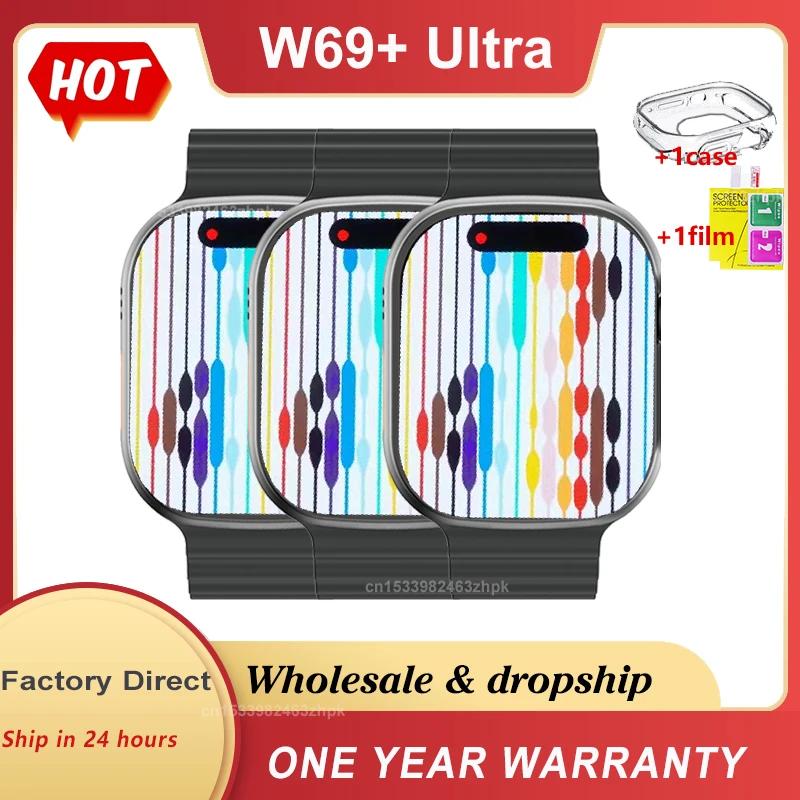 Amoled  W69 + Ʈ ġ 2GB ROM 49mm ħ NFC W69 Ʈ ÷ pFeel  BT ȭ  ÷̾ ECG Ʈġ,  Wo